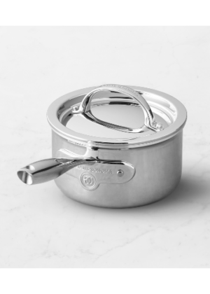 Williams Sonoma Signature Thermo-Clad™ Stainless-Steel Saucepan