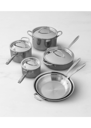 Williams Sonoma Signature Thermo-Clad™ Stainless-Steel 10-Piece Cookware Set