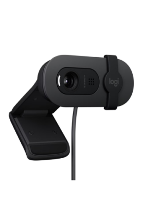 Logitech Brio Full HD Webcam for Meetings and Streaming, Auto-Light Balance, Privacy Shutter, Graphite