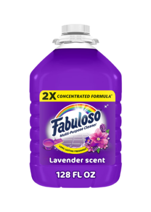Fabuloso 2X Multi-Purpose Cleaner, No Rinse Floor Cleaner, Lavender Scent, 128 fl oz