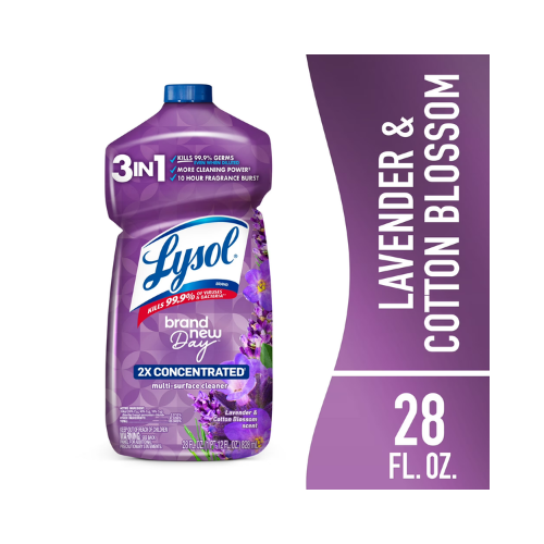 Lysol All Purpose Cleaner, 2X Concentrated Multi-Surface Disinfectant Floor Cleaner