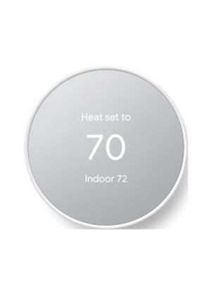 Google Nest Thermostat - Programmable Smart Thermostat for Home - Snow
